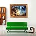 DIY 5D Diamond Painting Set Full Drill Round Rhinestone Embroidery Pictures Arts Craft for Home Wall Decoration, Ice Dragons and Fire Dragons