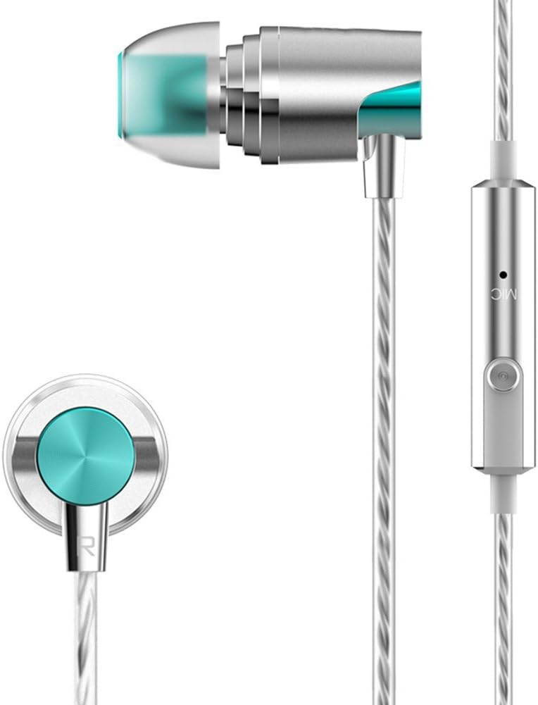 Jayfi JA60 Stereo Metal Earbuds Noise Isolating Earphones in Ear Headphones with Mic