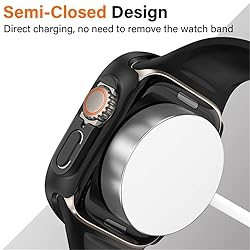 HANKN 2 Pack Hard Matte Case 49mm for Apple Watch