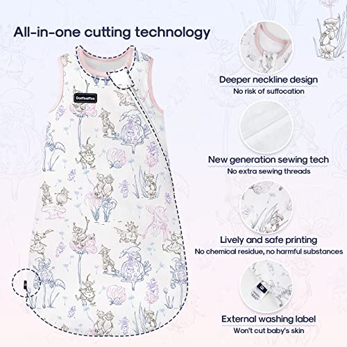 Domiamia Summer Baby Sleep Sack Ultra Breathable Soft Bamboo & Cotton 0