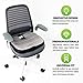 Coccyx Tailbone Memory Foam Pressure Relief Comfort Seat Cushion for Office Desk Chair, Car, Plane, Wheelchair
