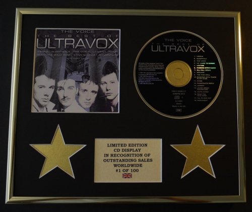 ULTRAVOX/CD DISPLAY/LIMITED EDITION/COA/THE VOICE - THE BEST OF
