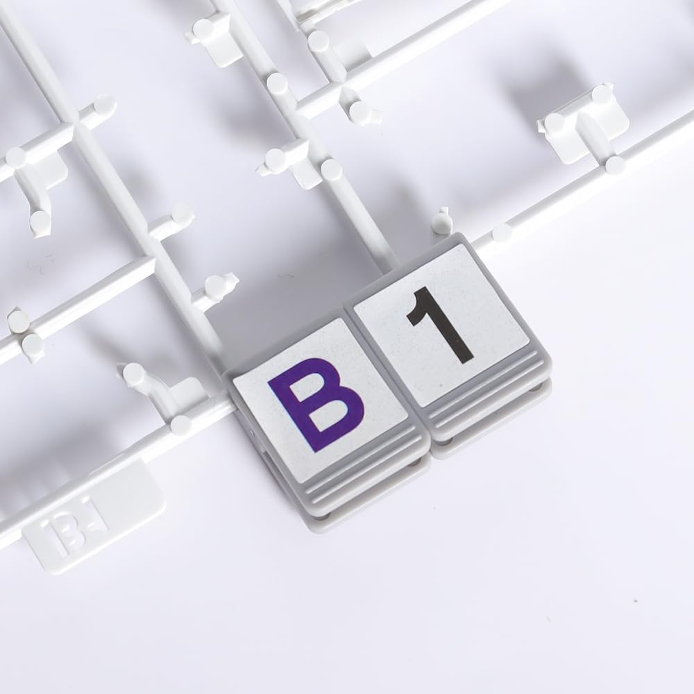 Label Holder for Gundam Hobby, Process Marker Holder, Plate Tracking Label Clip 10PCS for Gundam Model Kits, New with Symbol Stickers, PMKJ011