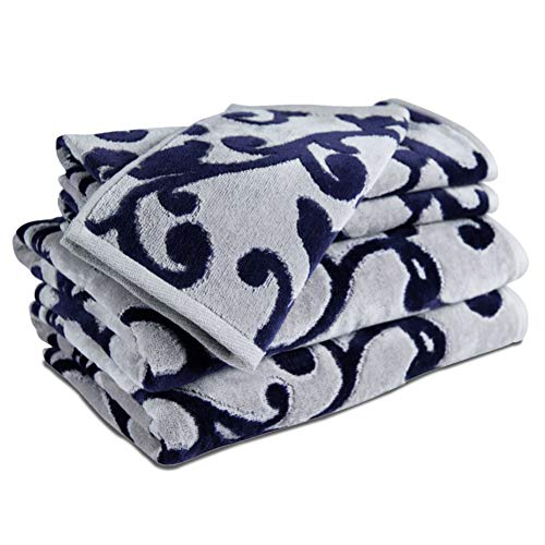 Charisma Bath Towels Navy Bathtowels