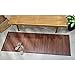 iDesign Formbu Bamboo Floor Mat Non-Skid, Water-Resistant Runner Rug for Bathroom, Kitchen, Entryway, Hallway, Office, Mudroom, Vanity , 72
