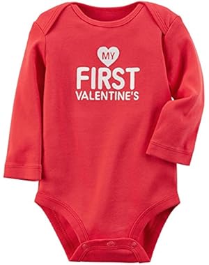 Baby Girls' My First Valentine's Bodysuits