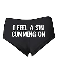 White I Feel A Sin Cumming On Women's Cotton