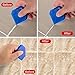 BUYGOO 16Pcs Caulking Tool Kit Silicone Sealant Finishing Tool (Blue) + Caulk Finishing Tools Metal ball Tile Floor Joint Repair Kit for Bathroom Kitchen