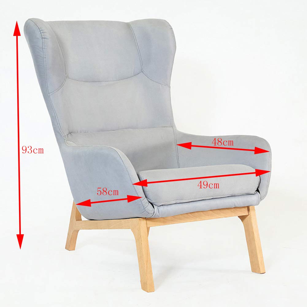 Sillones Glenmore Sillas Tela de Salon con Reposabrazos Butaca