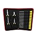 16-Piece Precision Screwdriver Set – Includes Magnetic-Tip Screwdrivers, Pliers, and Nylon Case – Electronics Tool Kit by Stalwart