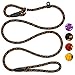 Coolrunner Durable Dog Slip Rope, 5 FT Training Leash, Strong Adjustable Pet Slipknot for Small Medium Dogs (10-80 lb) Black