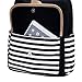 Bagerly Lightweight Canvas Laptop Bag Shoulder Daypack School Backpack Causal Handbag(Black)