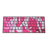 HDE Silicone Rubber Keyboard Skin for MacBook Pro (Non-Retina) (Pink Camo)