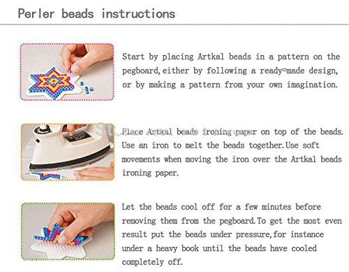 Free Shipping 1000pcs Clear Perler Beads Great KID Fun Christmas Decorating ,Gift