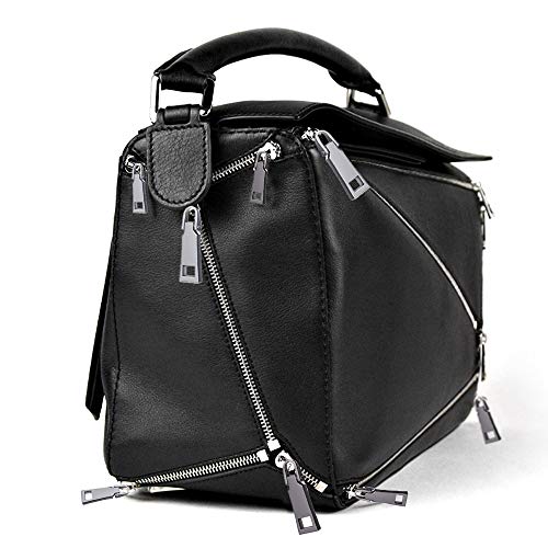 Anpatio Zipper Pulls Tab Replacement Matel Zip Fixers Locking Repair Tag for Backpack Boots Jacket Luggage Cloth Suitcase Coat Silver and Black (#3, 5) 20pcs