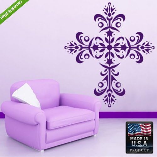 Fit You Wall Viny Ldecal Mural Sticker Beautyfull Tribal Symbol Tatoo Cross Design(Z108)
