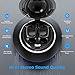 Wireless Earbuds, Touch Control Dual Bluetooth Earbuds 12H Playtime Stereo Noise Cancelling Wireless Headphones V4.2 with Charging Box Deep Dream