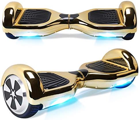 TOEU Hoverboard Bluetooth Speakers LED Lights UL2272 Safety Certified, 6.5" Self Balance Electric Scooter with Carry Bag, Segway for Kids and Adult Gifts