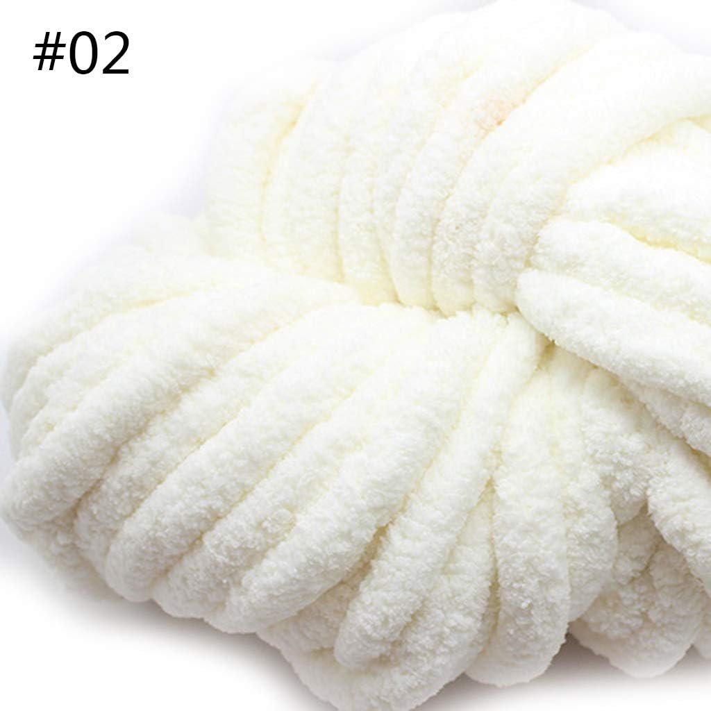 250g Super Soft Warm Chenille Blanket Yarn DIY Coarse Wool Yarn Knitting Blanket,Perfect for Any Knitting and Crochet