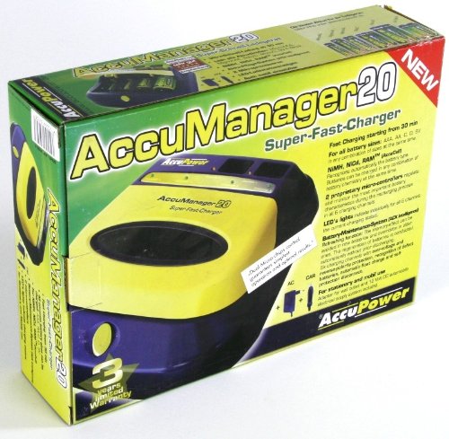 AccuPower AP2020 AccuManager 20 Super-Fast Battery Charger
