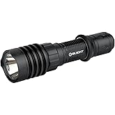 OLIGHT Warrior X 4 Rechargeable Tactical Flashlight 2,600 High Lumens with 630 Meters Long Range Thrower, Powerful Tail-Switch Light with USB-C Charging, Dual-Output for Daily (Black)