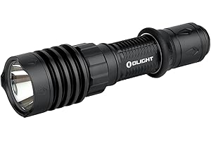 OLIGHT Warrior X 4 Rechargeable Tactical Flashlight 2,600 High Lumens with 630 Meters Long Range Thrower, Powerful Tail-Switch Light with USB-C Charging, Dual-Output for Daily (Black)