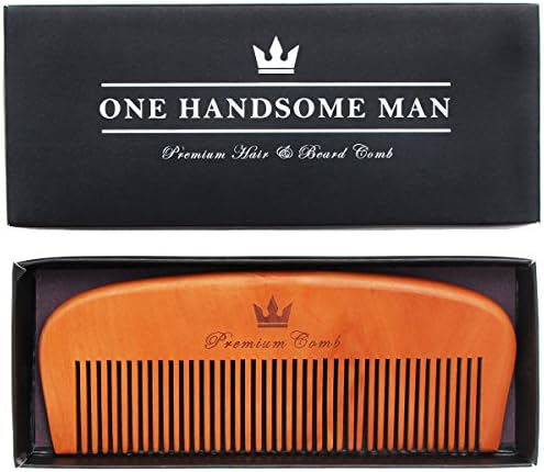 Premium Hair and Beard Comb - Quality Design with Gift Box. Perfect for Beards, Mustaches, or Head Hair.