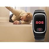 Elderly Alert | No Subscription | No Fees | Mobile Medical Alert System | Fall Detection | Waterproof | Speak to 911
