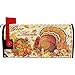 Wamika Autumn Thanksgiving Turkey Pumpkin Mailbox Cover Magnetic Standard Size,Fall Harvest Sunflower Letter Post Box Cover Wrap Decoration Welcome Home Garden Outdoor 21