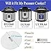 Silicone Lid Cover For Inner Pot 6 Quart - Fits Duo60 Lux60 Ultra Duo 5 / 6 Quart