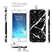 JAHOLAN Black Marble Design Clear Bumper Glossy TPU Soft Rubber Silicone Cover Phone Case Compatible with iPhone 7 iPhone 8