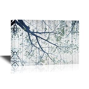 Canvas Wall Art - Tree Branches - Gallery Wrap Modern Home Art | Ready to Hang - 12x18 inches