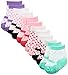 Nuby Baby Girl Infant/Newborn 6-Pack Ballet Slipper Novelty Socks, 0-6 Months, Assorted