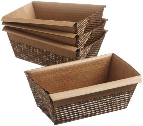 Regency Loaf Pans Disposable Italian Stand Alone 4 x 2 inch Mini , by Regency Wraps
