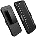iPhone 5C Belt Case, VAKO iPhone 5C Shell Holster Combo case, Locking Belt Swivel Clip Kickstand Cover for iPhone 5C