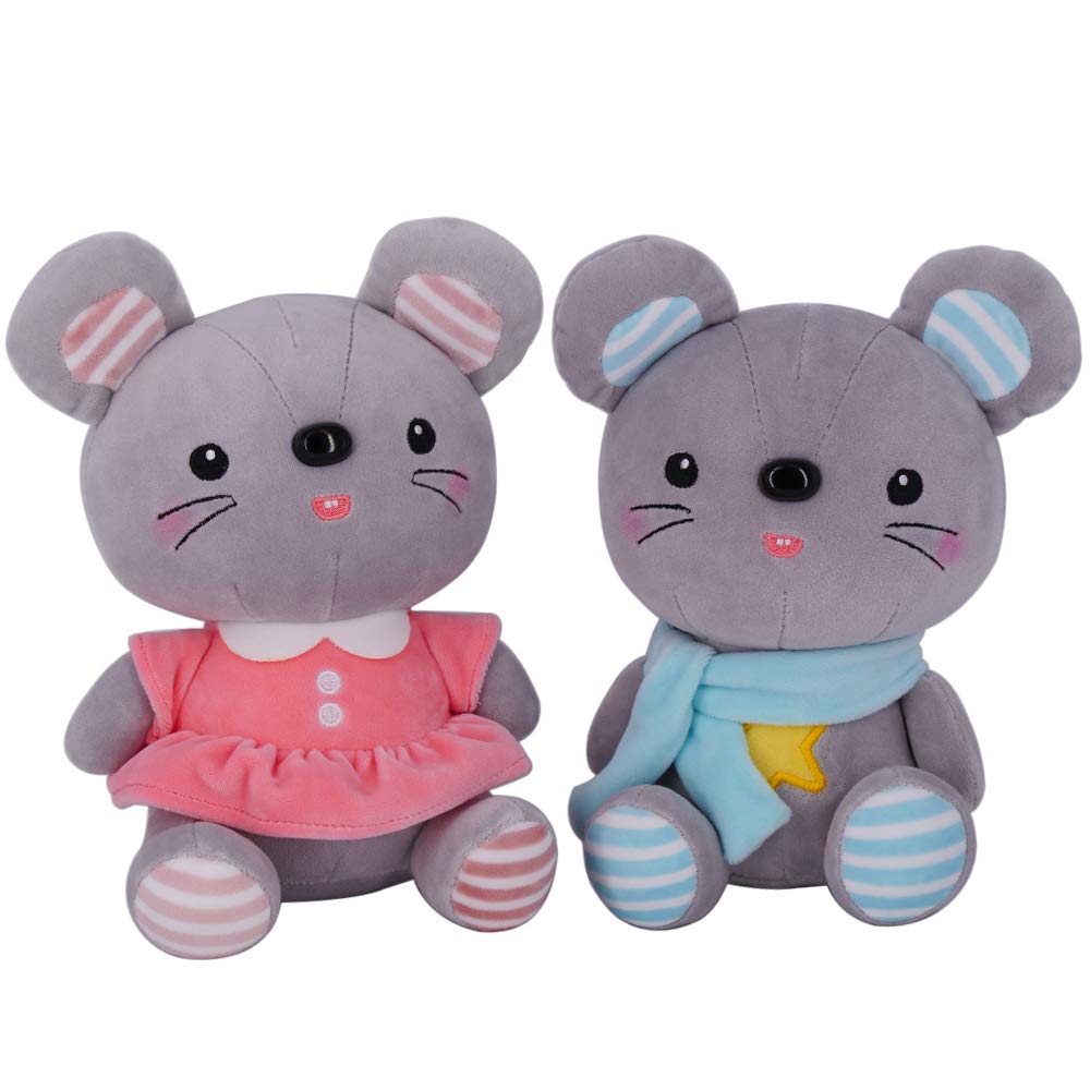 Kailuoze Plush Stuffed Animal Cute Mouse 2PCS 12\