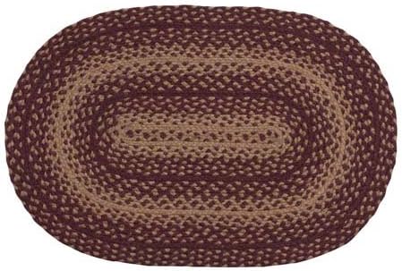 Vintage Star Braided Rug - 3'x5' Oval
