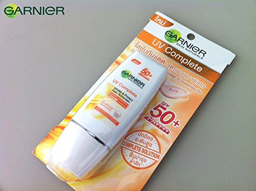 Garnier Skin Naturals Uv Complete Whiten&protect Daily Sunscreen Spf50 Natural Beige 30ml.