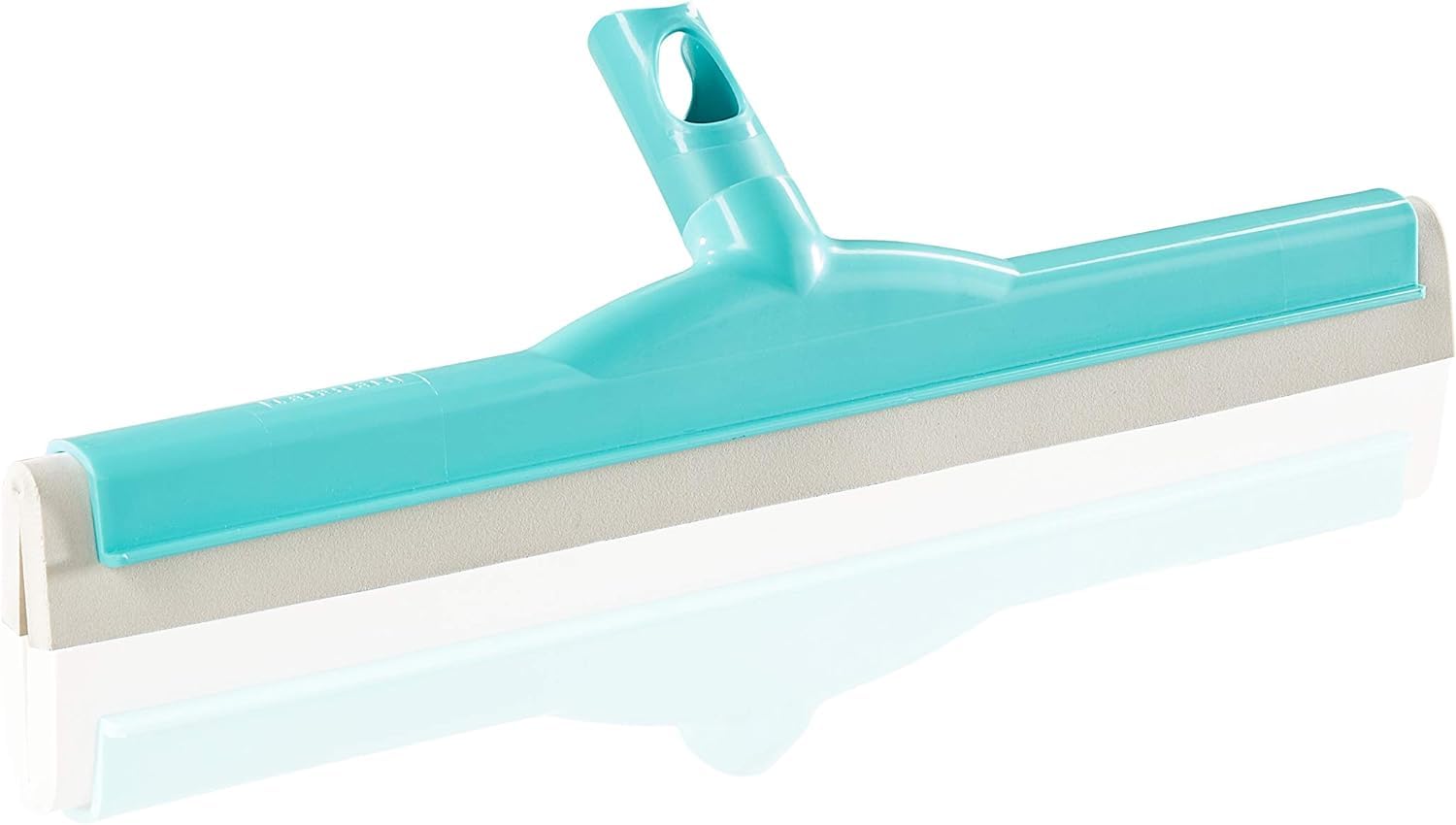 Leifheit Floor Squeegee White Wiper Head for Click System Handles , useful for Wet rooms, Patios, Conservatory and Veranda Roofs, Swimming pool surrounds, XL wiping width 45 cm