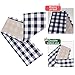 OurWarm Buffalo Plaid Table Runner, Christmas Table Runners Cotton Reversible Check Plaid Decorations for Lumberjack Party Holiday Christmas Table Decorations