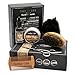 Beard Grooming and Trimming Kit for Men Care, Unscented Beard Oil, Mustache and Beard Balm Butter Wax, Beard Brush, Beard Comb, Barber Scissors for Styling, Shaping and Growth Set Box