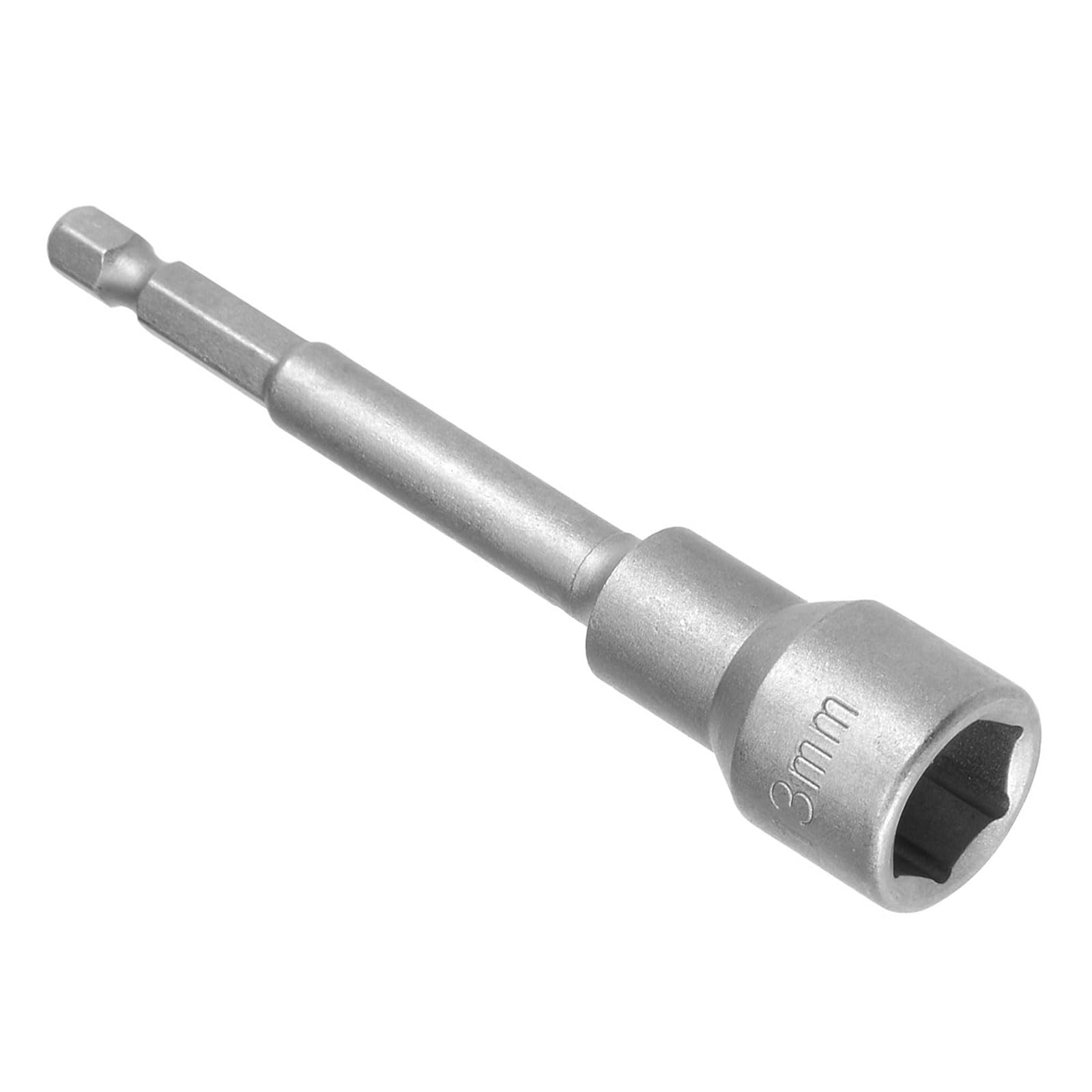 CoCud Quick-Change Nut Setter Driver Bit, 13mm Metric 100mm Length 1/4" Shank, CR-V No-Magnetic Straight Shank Setter Drill Bits - (Applications: for Auto Repair)