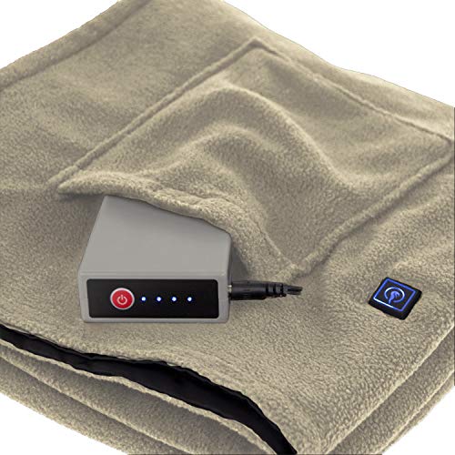 Eddie Bauer Portable Heated Electric Throw BlanketRechargeable Lithium