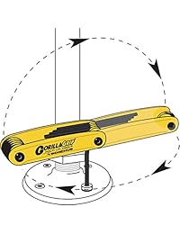 Bondhus 12632 GorillaGrip, Conjunto de 8 llaves estrella Fold Up, tamaños t6 t25