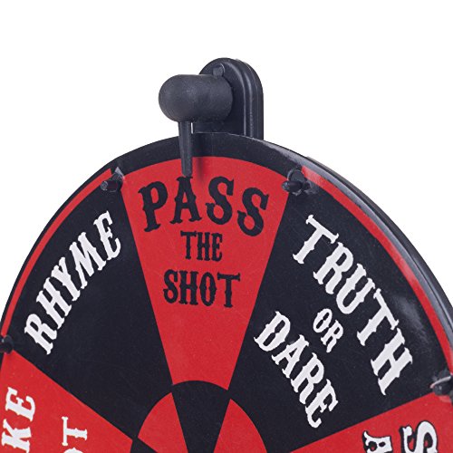 TMG Spin the Wheel Drinking Game - Includes Shot Glass!