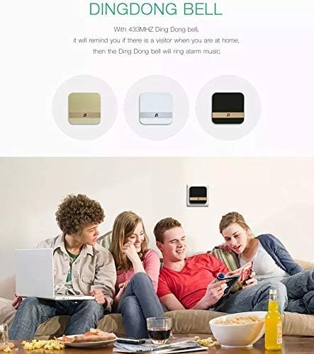 LWB Smart Home Wireless WiFi Video Doorbell Handy Fernbedienung Video berwachung Alarm Meer