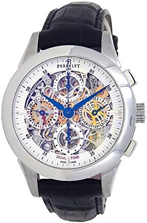 Perrelet Skeleton Split-Second Chronograph Automatic-self-Wind Male Watch A1010-7 (Certified Pre-Owned)