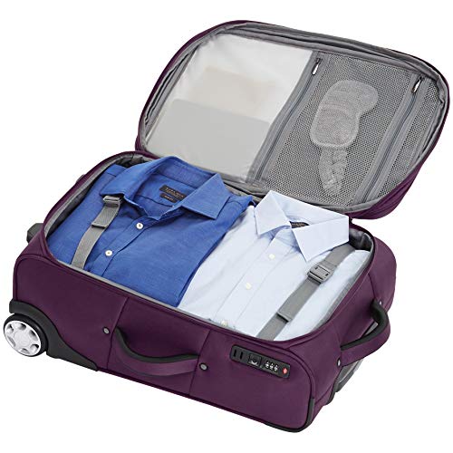 Amazon Basics 2 Piece Expandable Softside Luggage Suitcase With TSA