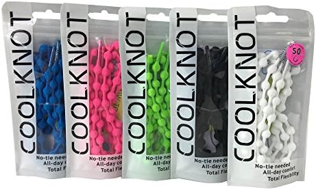 PATENTED BLACK 75cm No Tie Elastic Rubber Lock Shoe Laces | No-Tie Shoelaces for Children and Adults