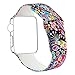 Blesihu Replacement Band for Apple Watch Series 2 Series 1, Strap Bands for iwatch, Silicone Sport Style Wristband, Personalized Design, 16 Colors, Both 38mm and 42mm Models Available